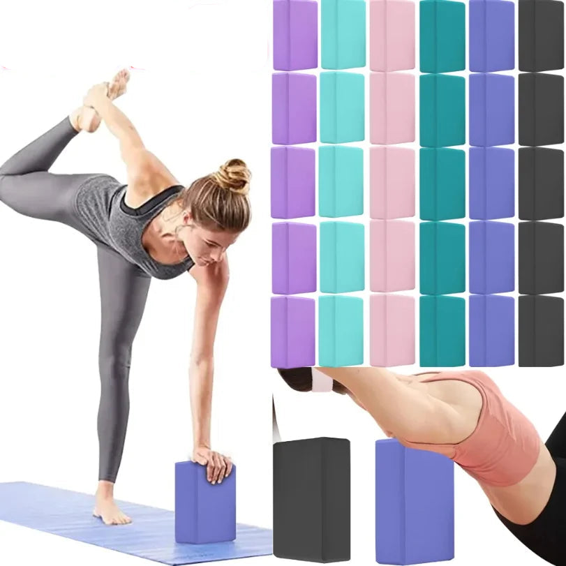 Selfika™ High-Density EVA Yoga Block – Moisture-Proof Supportive Balance Brick for Yoga, Pilates & Body Shaping