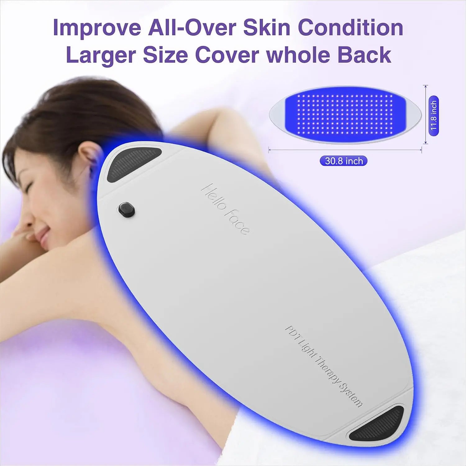 hello face 720-Chip LED Light Therapy Mask (Red, IR, Blue) – Face & Body Rejuvenation Appearance