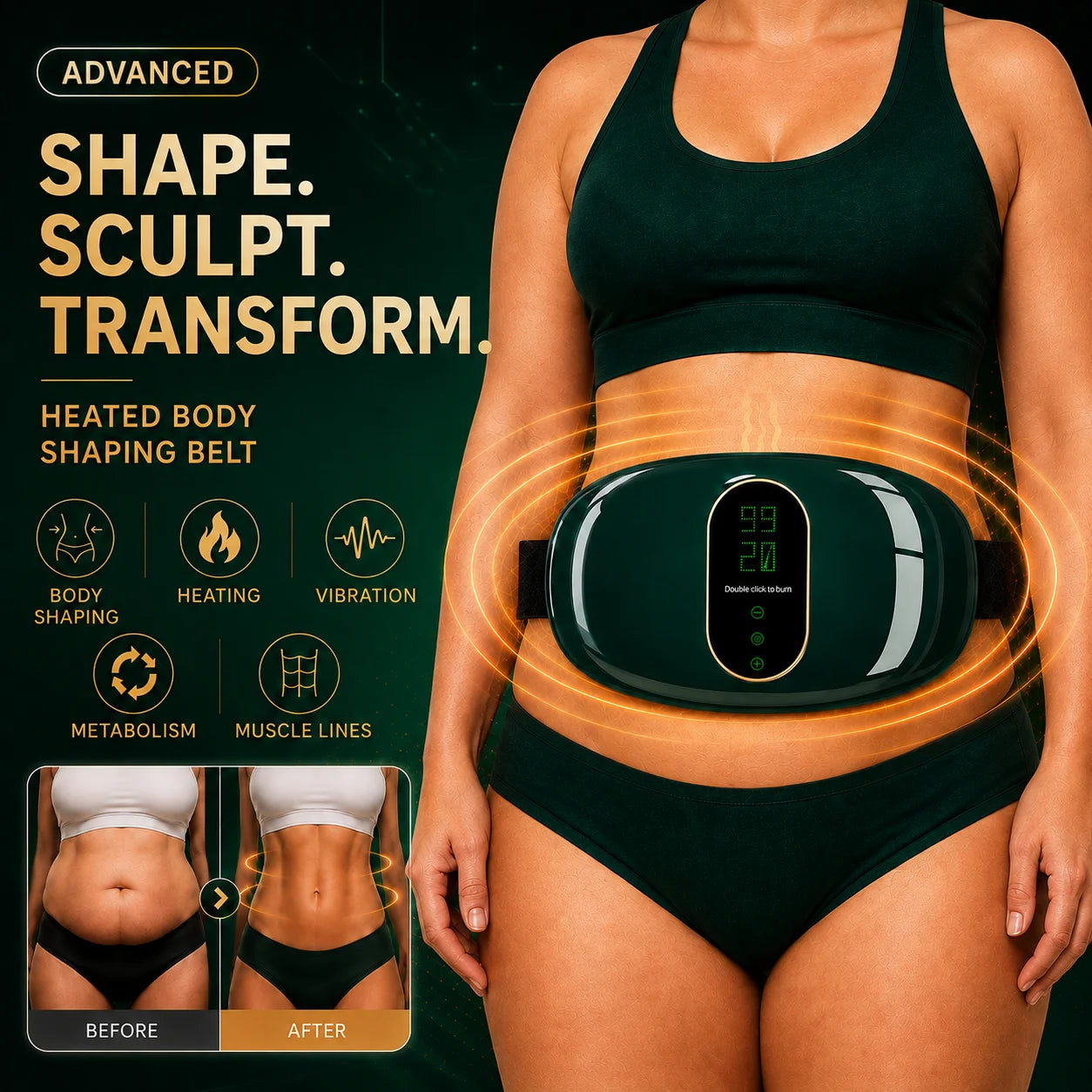 Selfika™ Electric Abdominal Slimming Massage Belt