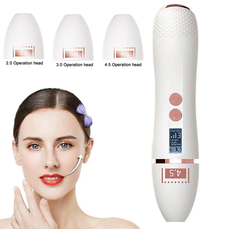 CASMB Mini Focused Ultrasound Facial Wand – Non-Invasive Lifting & Tightening Appearance Beauty Tool