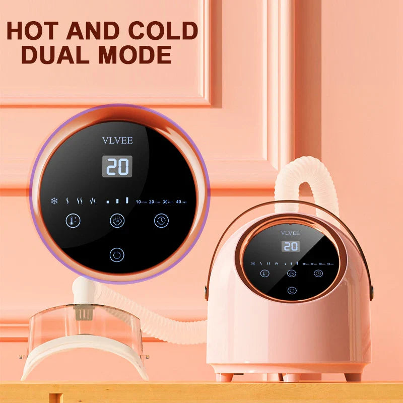 vilnason Hot/Cold Nano Eye Mist Sprayer & Steamer – Adjustable Fog, Comfort for Dryness & Fatigue