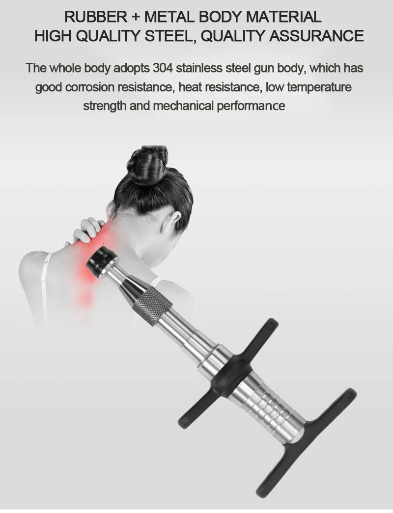 Vilnason Manual Chiropractic Adjusting Tool for Spinal Massage and Joint Correction