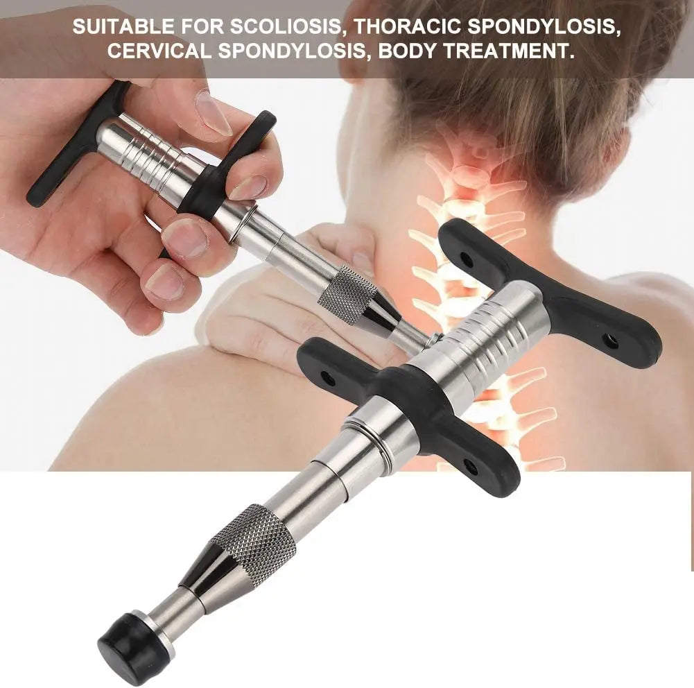Vilnason Manual Chiropractic Adjusting Tool for Spinal Massage and Joint Correction