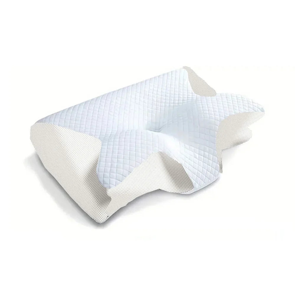 Selfika Butterfly Memory Foam Sleep Pillow for Cervical Support and Comfort