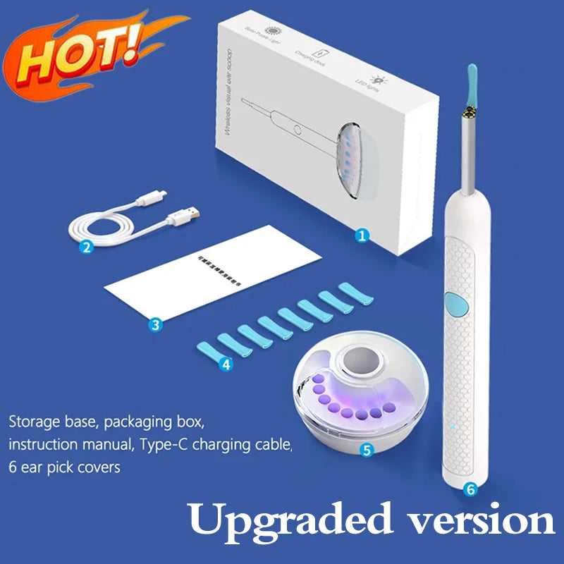 Selfika™ Visual Ear Wax Cleaner Camera Safe Earwax Endoscope