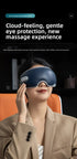 CAMMUO Electric Heated Eye Massager with 7 Massage Modes and Hot Compress for Relaxation