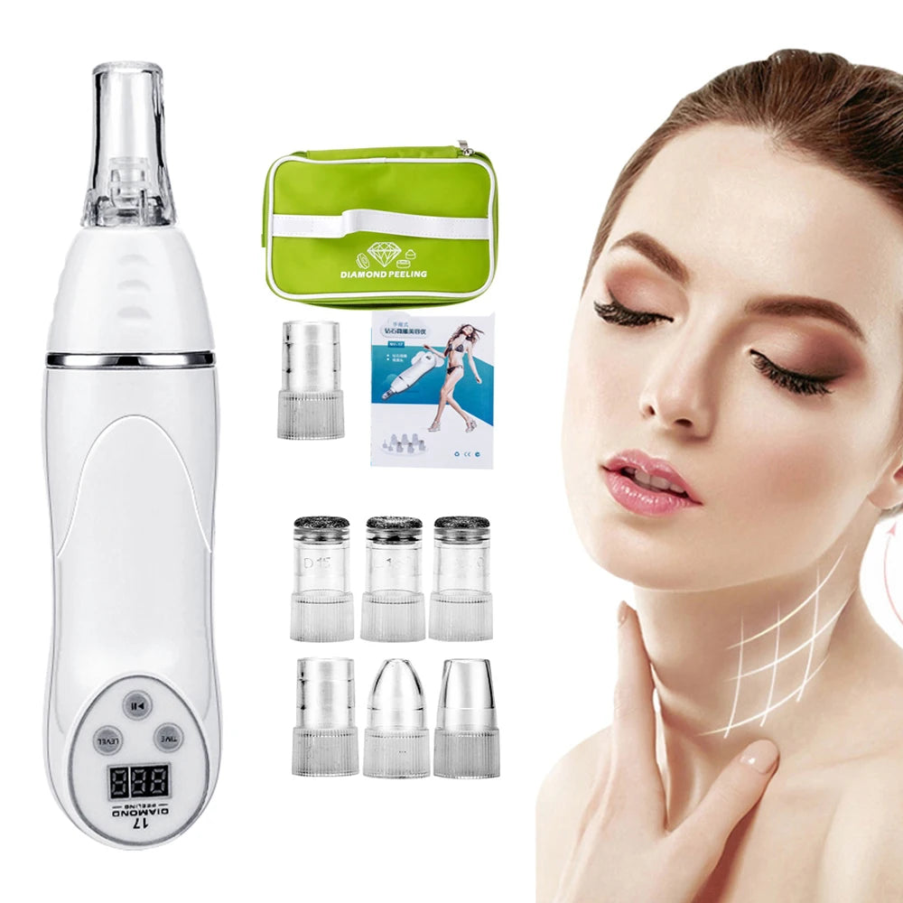 Selfika™ Diamond Microdermabrasion Machine Facial Pore Cleaner
