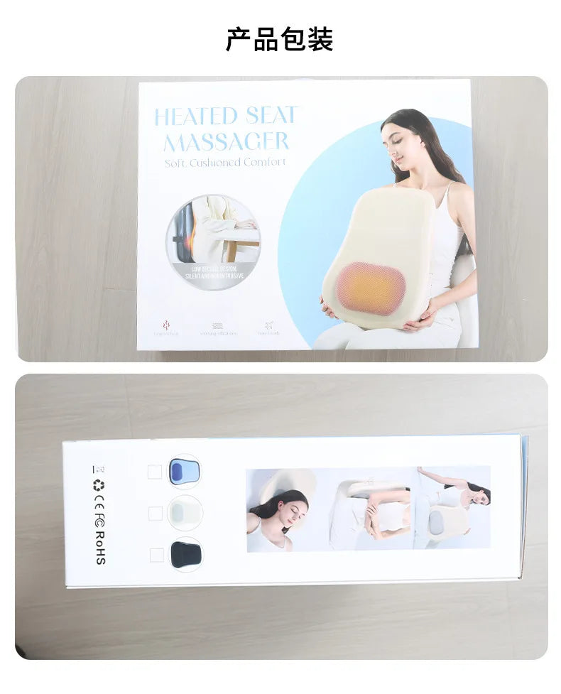 Selfika Cordless Lower Back Massager with Deep-Tissue Heat Therapy & Rechargeable Battery