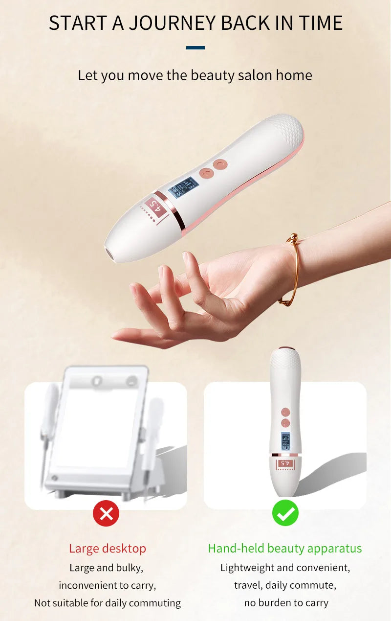 CASMB Mini Focused Ultrasound Facial Wand – Non-Invasive Lifting & Tightening Appearance Beauty Tool