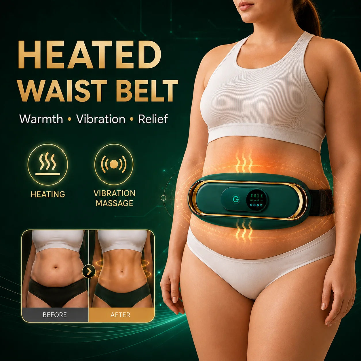 Selfika™ Electric Abdominal Slimming Massage Belt