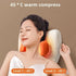 Wireless Electric Massage Pillow with Shiatsu Kneading and Heat for Neck and Waist
