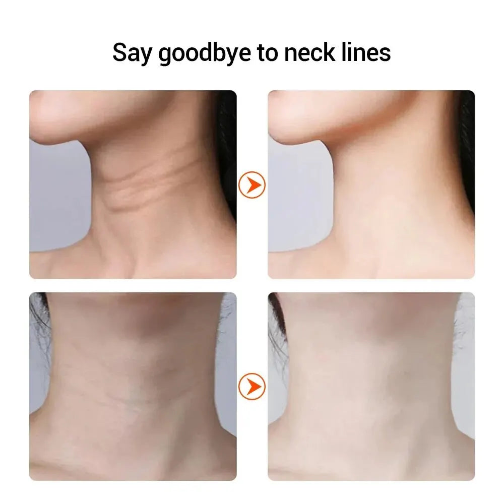miqmi EMS Microcurrent Neck & Chin Lifting Device – LED Light, Vibration, Anti-Wrinkle Appearance