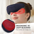 Hailicare 3D Electric Steam Eye Mask – 3-Level Heat, 5-Level Vibration Massage, Fatigue Relief