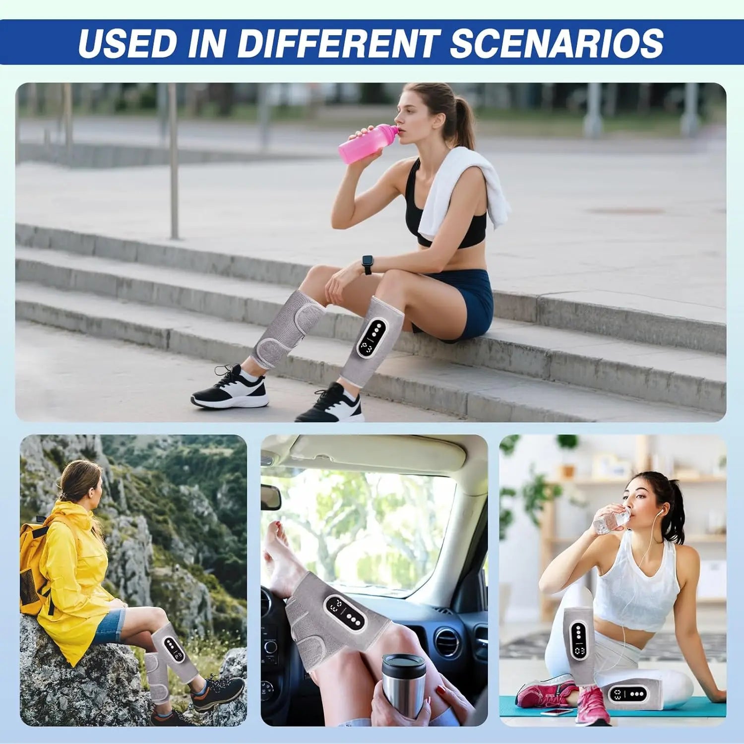 Selfika™ Air Compression Heated Calf Massager