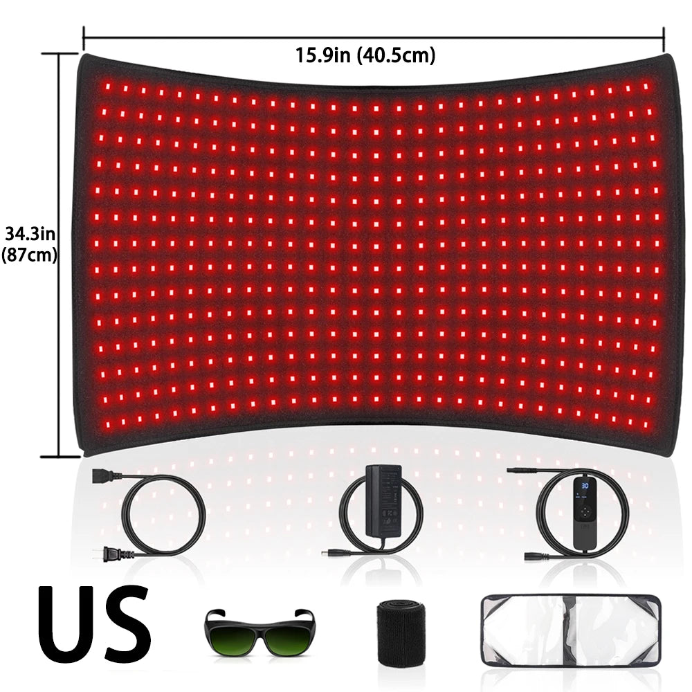 Selfika™ Red Light Therapy Heating Pad for Body Pain Relief