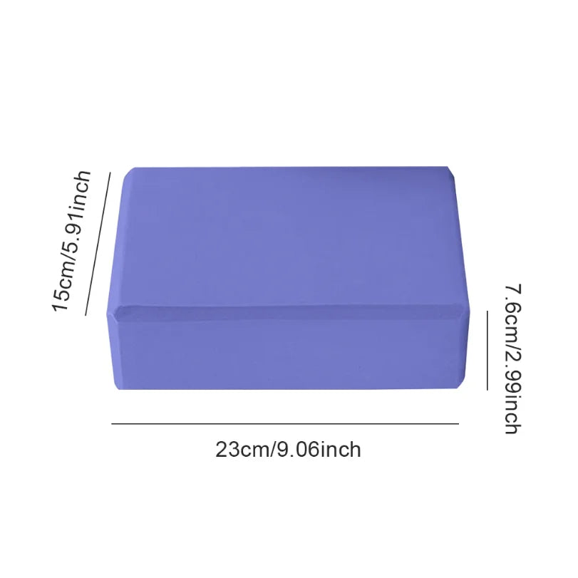 Selfika™ High-Density EVA Yoga Block – Moisture-Proof Supportive Balance Brick for Yoga, Pilates & Body Shaping