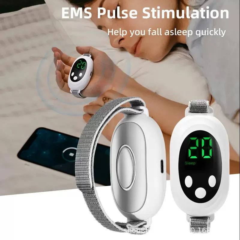 Generic Microcurrent/EMS Sleep Aid Device – Palm Pulse Massager, Handheld Relaxation Helper
