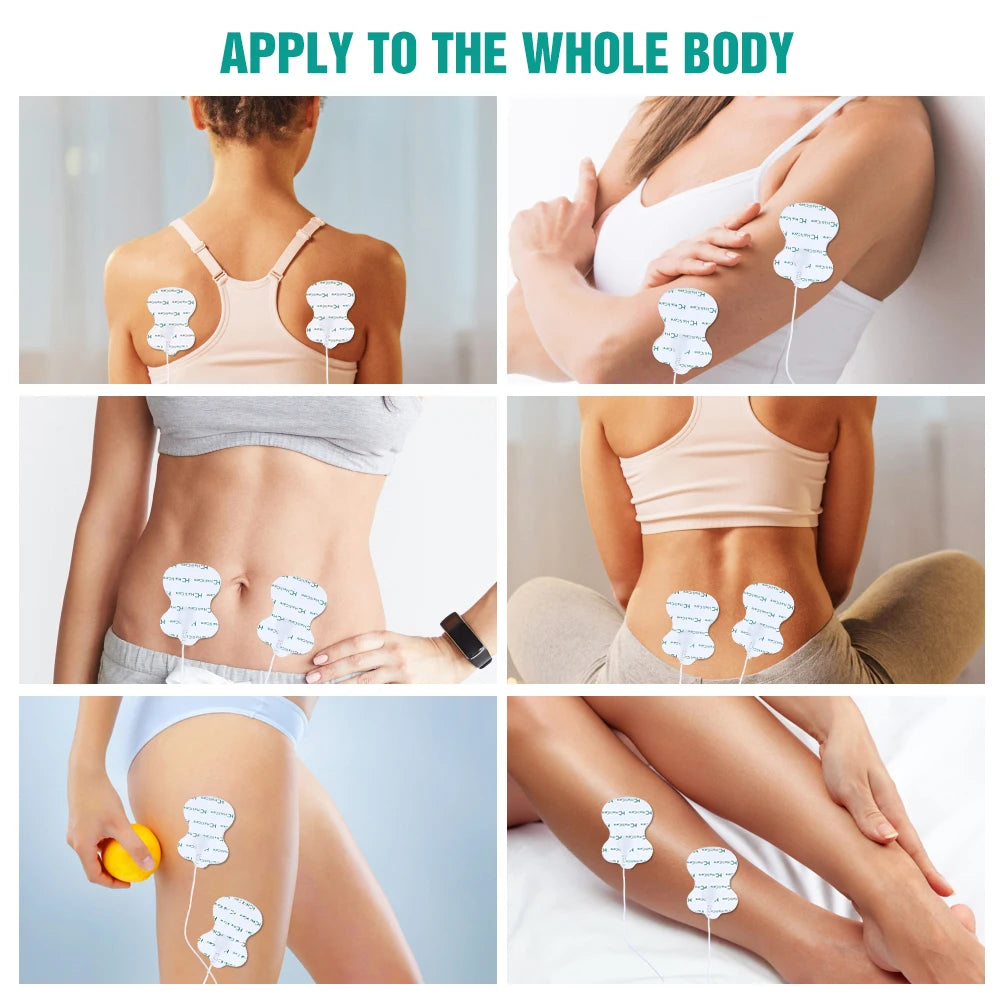 Hailicare TENS EMS Electric Muscle Stimulator – Digital Pulse Massager, 6 Modes, Back Neck Shoulder Relief