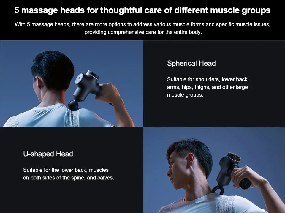 Selfika™ Pro Smart-Hit Fascia Gun – 126W High-Power Muscle Massager with 35kg Thrust & 12-Gear Force Adjustment
