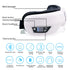 Raiuleko Smart Airbag Compression Eye Massager – Portable Vibration and Heat Relaxation Device with Bluetooth Music