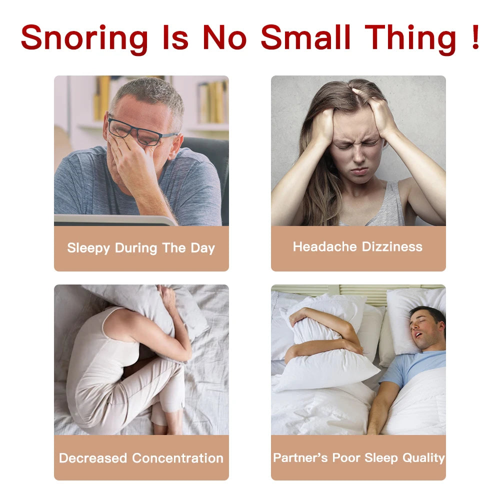 Resoxy Smart TENS/EMA Anti-Snoring Device – Sleep & Snore Tracking Aid for Enhanced Rest
