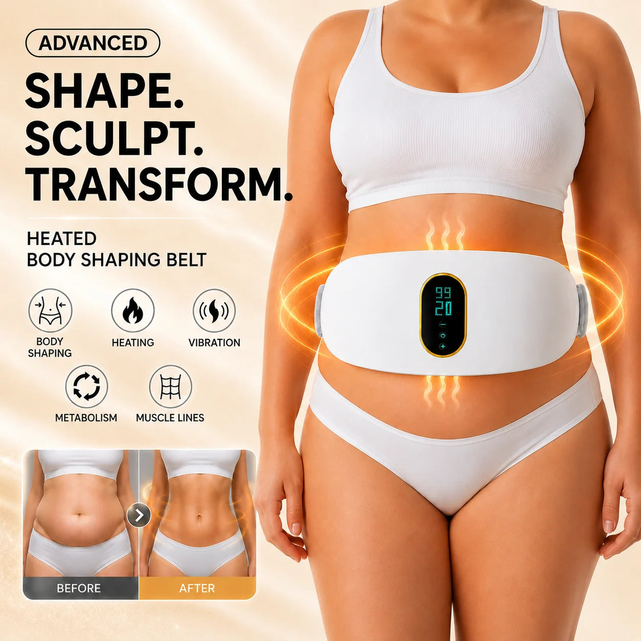 Selfika™ Electric Abdominal Slimming Massage Belt