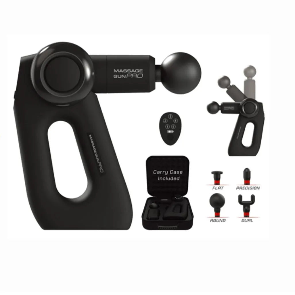 Selfika™ Professional Triangle Massage Gun – High-Speed Deep Tissue Percussion Massager with 6 Massage Heads