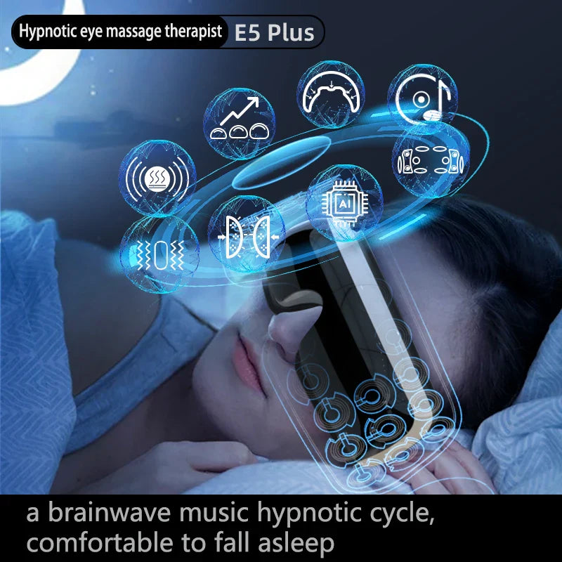 SMVP Electric Eye Massager with Air Bag Compression and Hot Compress for Relaxation