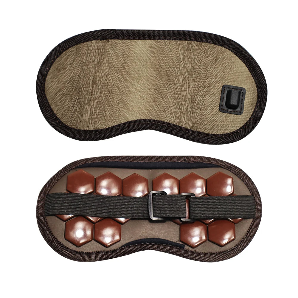 VamsLuna Electric Jade and Tourmaline Heating Eye Mask for Hot Compress Relaxation