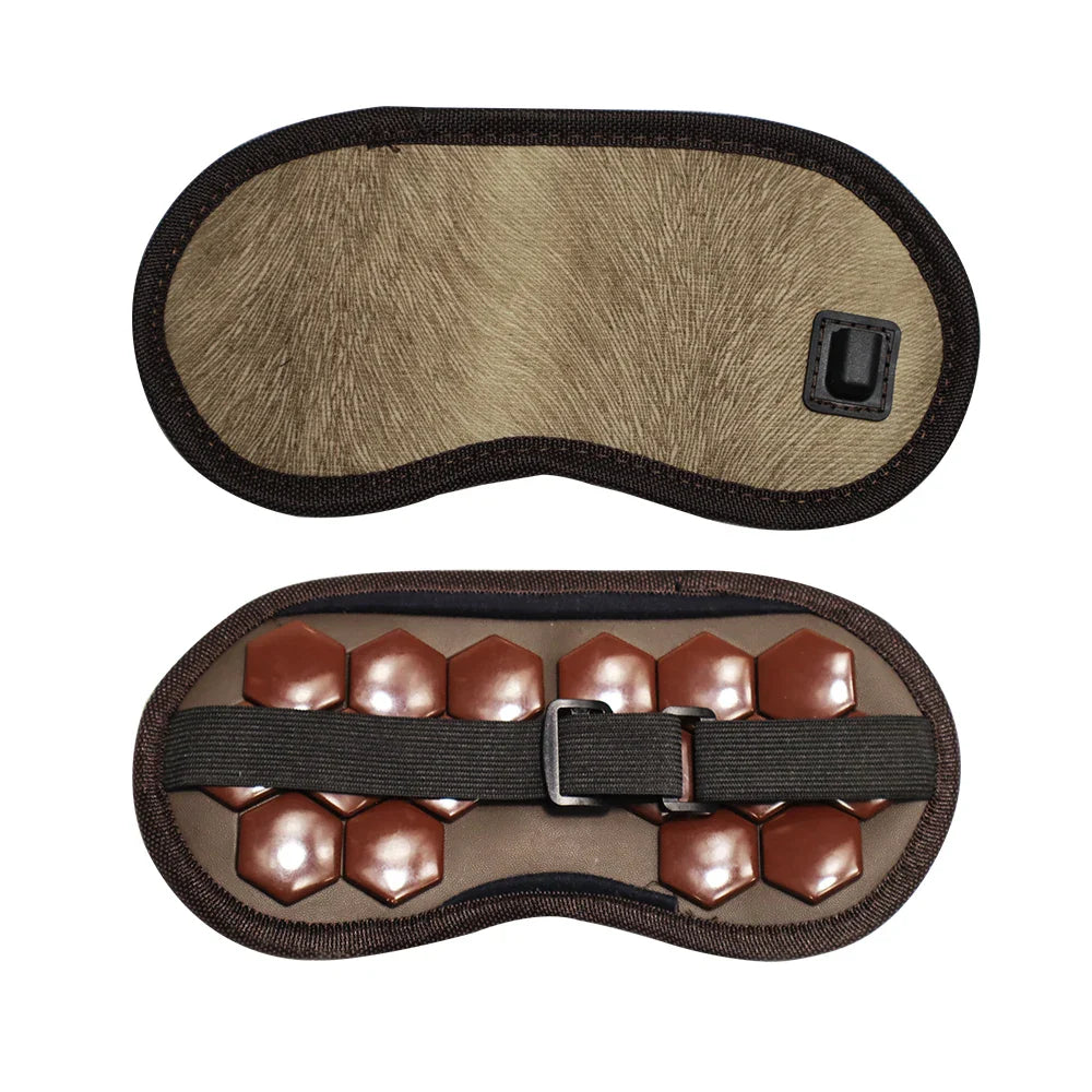 VamsLuna Electric Jade and Tourmaline Heating Eye Mask for Hot Compress Relaxation