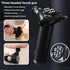 Selfika™ 3-Head Multifunctional Fascia Gun – Magnetic Bead Abdominal & Full Body Massager with 5-Speed Frequency Conversion