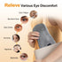 PASTSKY Cordless Heated Eye Mask – 3 Levels Warm Compress, Smart Timing, Electric Relaxation Sleep Aid