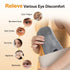 PASTSKY Cordless Heated Eye Mask – 3 Levels Warm Compress, Smart Timing, Electric Relaxation Sleep Aid