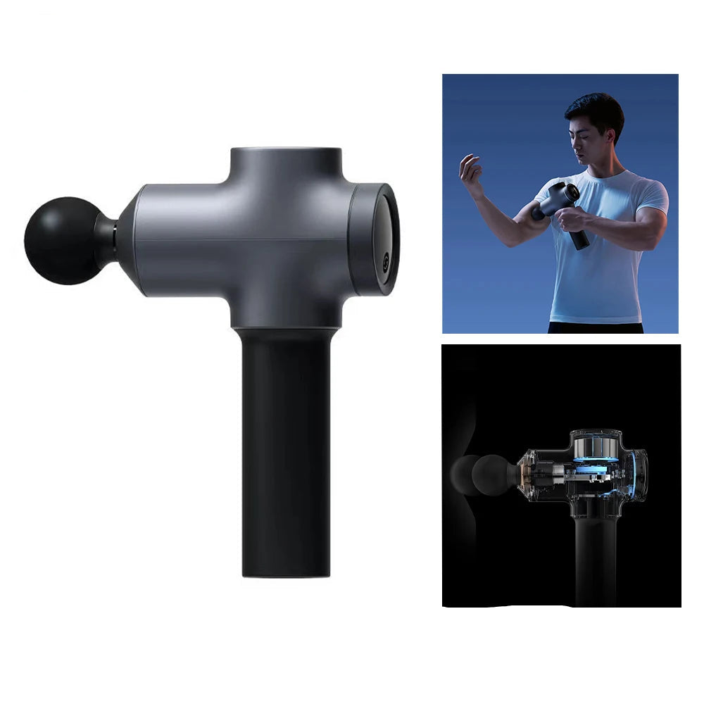 Selfika™ Pro Smart-Hit Fascia Gun – 126W High-Power Muscle Massager with 35kg Thrust & 12-Gear Force Adjustment