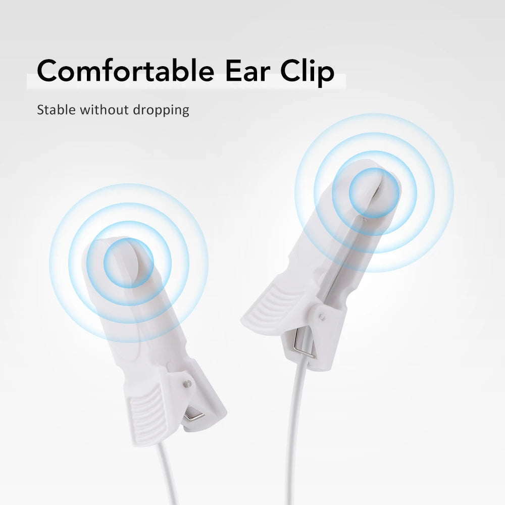 Hailicare CES Microcurrent Ear Clip Device – Relaxation Aid for Calming Sensation and Restful Sleep