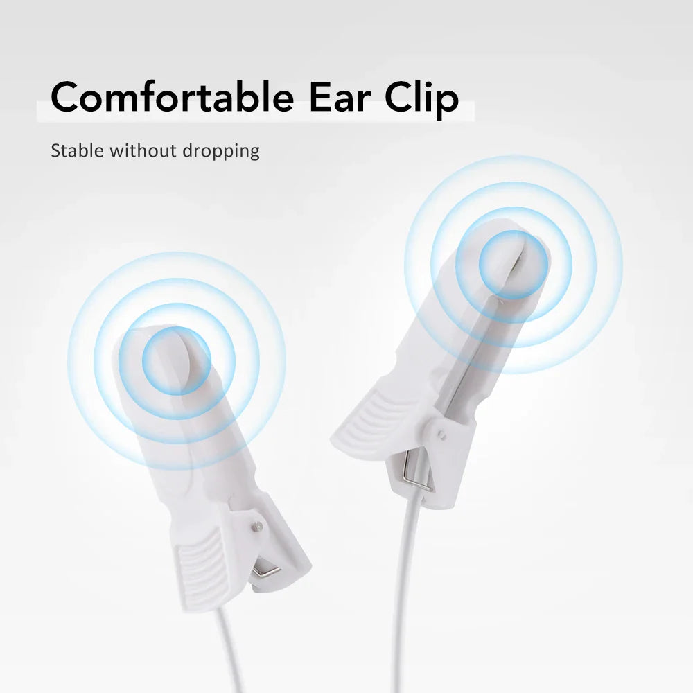 Hailicare CES Microcurrent Ear Clip Device – Relaxation Aid for Calming Sensation and Restful Sleep