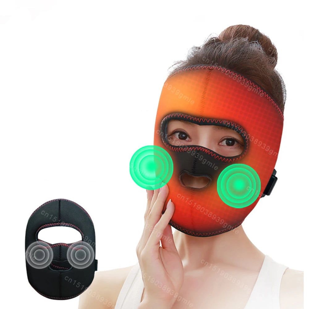 Electric Thermal Facial Recovery Mask with Hot Compress and Moxibustion Therapy