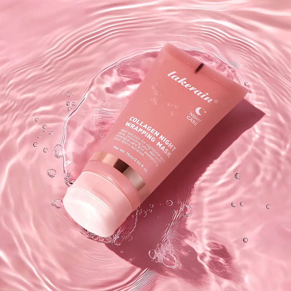 Selfika™ Collagen Night Wrapping Mask – Overnight Lifting & Deep Hydrating Peel-Off Mask (75ml)
