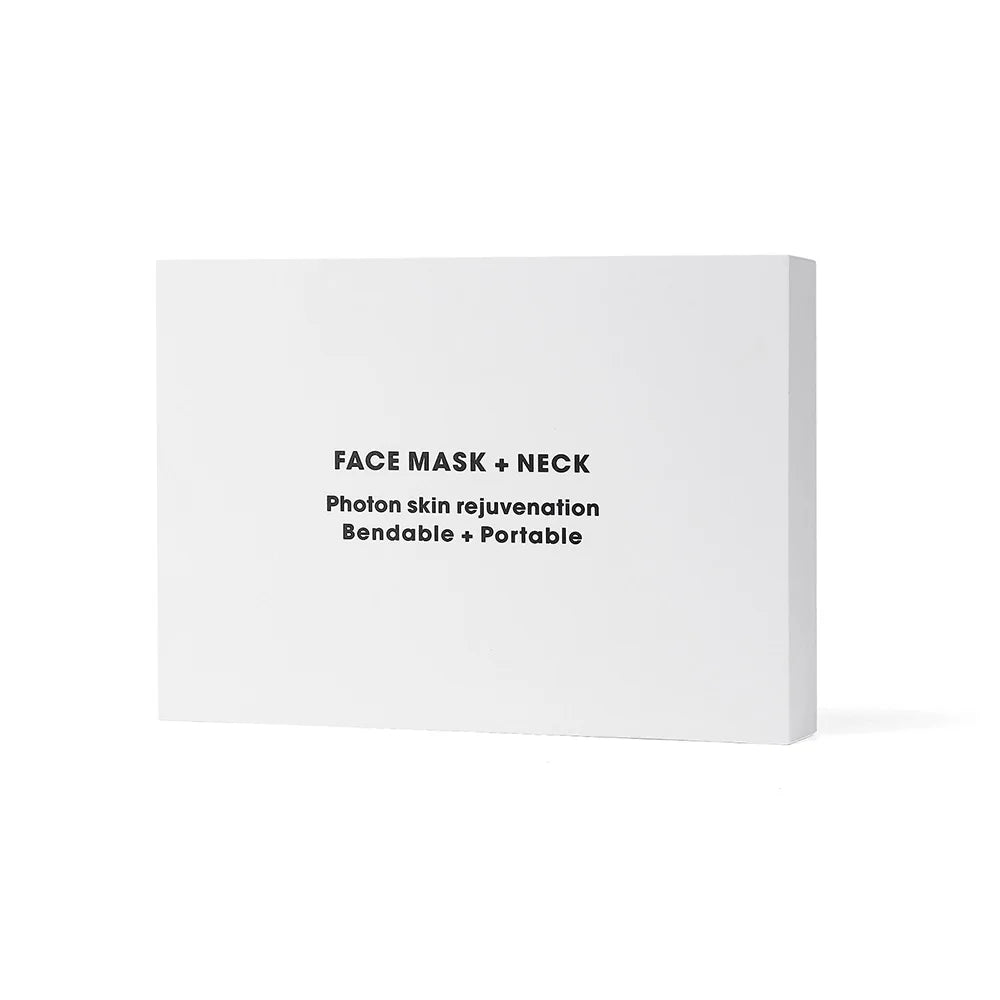 foreverlily Silicone 7-Color LED Face & Neck Mask – Wireless, Anti-Aging Appearance, Skin Rejuvenation