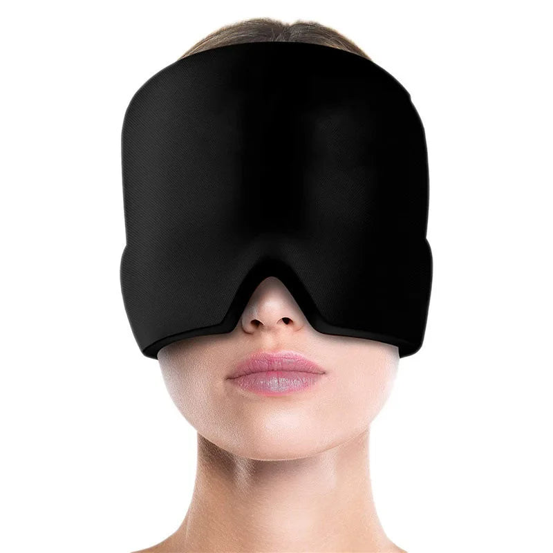 Gel Ice Headache and Migraine Relief Hat Cold Compress Therapy Cap for Relaxation