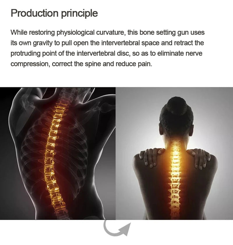 Vilnason Manual Chiropractic Adjusting Tool for Spinal Massage and Joint Correction