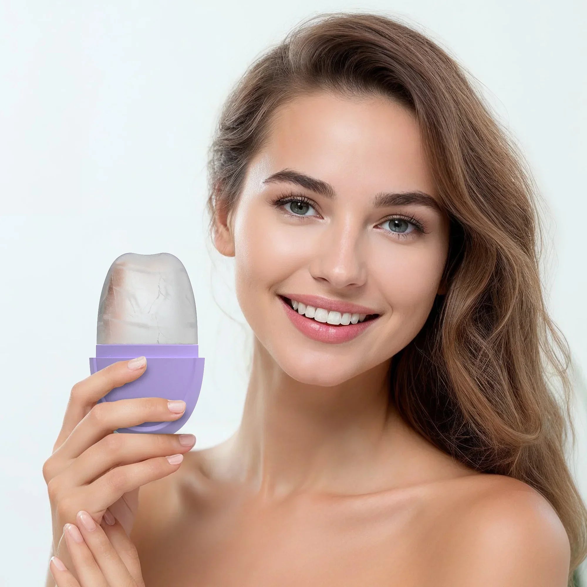 QWC Ice Roller for Face & Eyes – Facial Massager, Cold Therapy, Tightens Appearance, Puffiness Relief