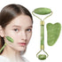 Generic 2-Piece Jade/Ceramic Facial Roller & Gua Sha Set – Heart Scraper, Anti-Wrinkle Appearance Massage