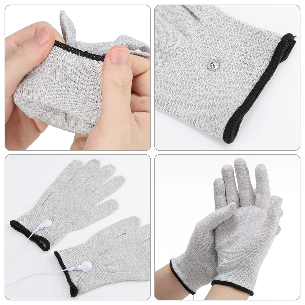 Hailicare TENS EMS Electric Muscle Stimulator – Digital Pulse Massager, 6 Modes, Back Neck Shoulder Relief