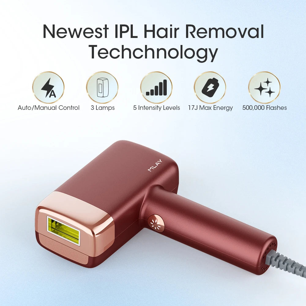Selfika™ 3-in-1 Handheld IPL Laser Hair Removal Device T14