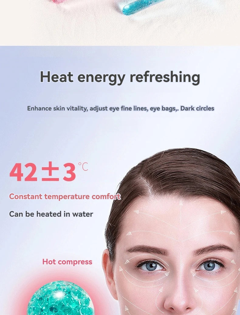 Generic 2Pcs Facial Ice Globes Set – Cooling Balls Massager for Face & Eyes, Reduces Puffiness Appearance