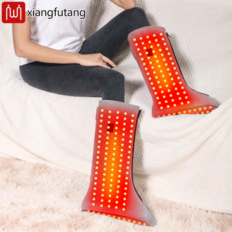 Selfika Heated Wellness Boot with Red Light Technology & Vibration Massage