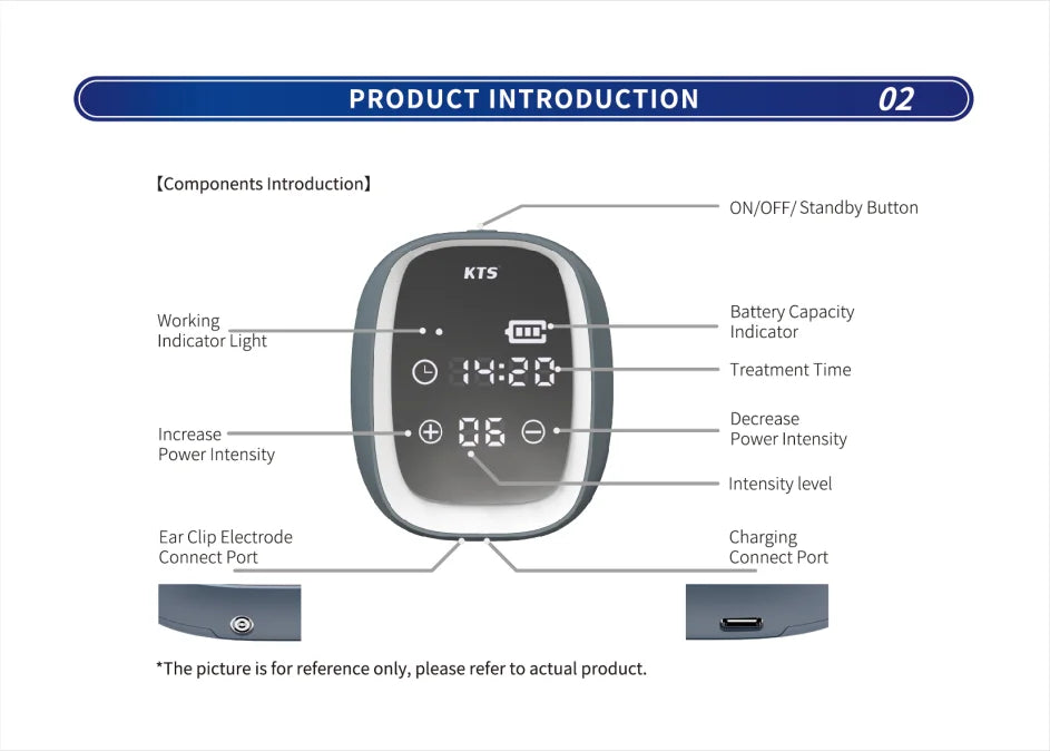 Generic Portable CES Stimulation Sleep Aid Device – Hand-held Relaxation Helper for Restful Sleep
