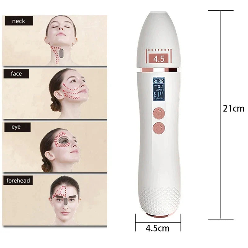 CASMB Mini Focused Ultrasound Facial Wand – Non-Invasive Lifting & Tightening Appearance Beauty Tool