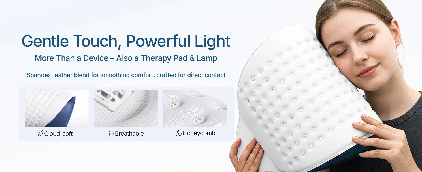 hello face 720-Chip LED Light Therapy Mask (Red, IR, Blue) – Face & Body Rejuvenation Appearance